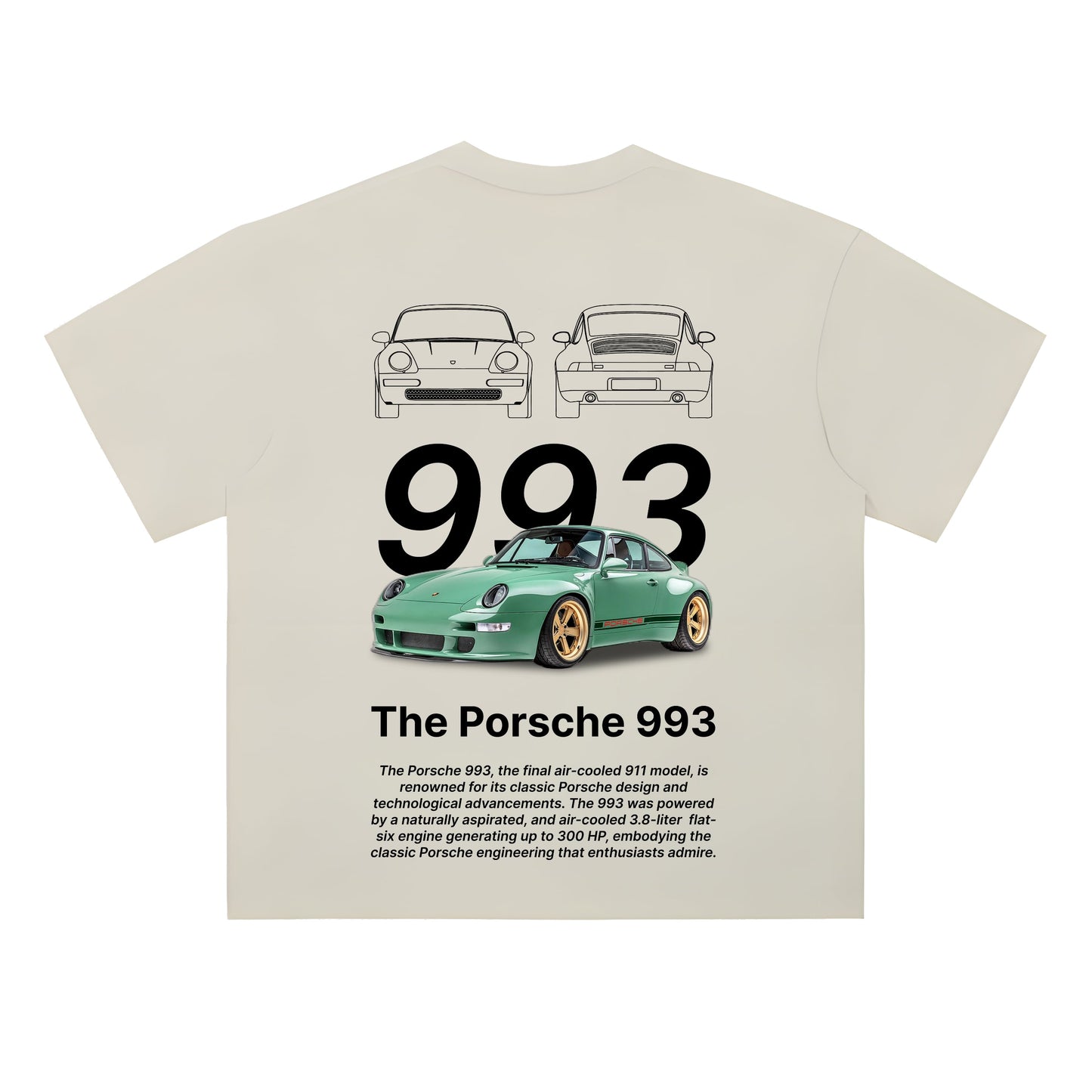 Porsche 993 - T-Shirt