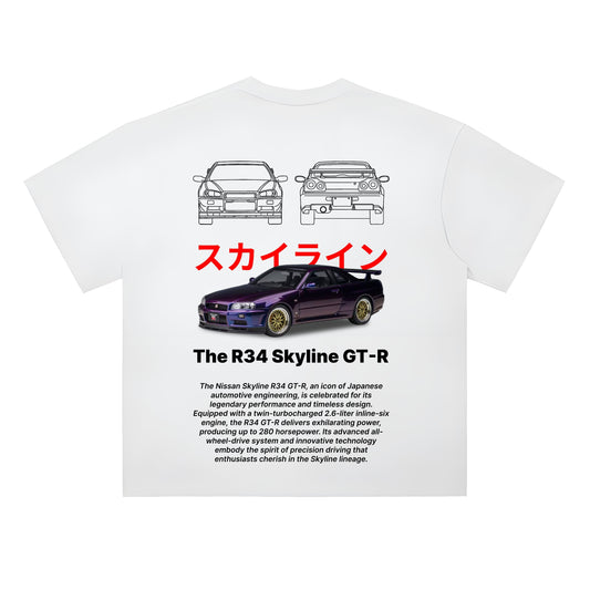 Nissan Skyline R34 - T-Shirt